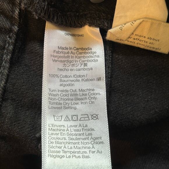 Madewell Straight Denim Leg Overalls in Washed Black - size 18W - Picture 5 of 6